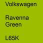 Preview: Volkswagen, Ravenna Green, L65K.